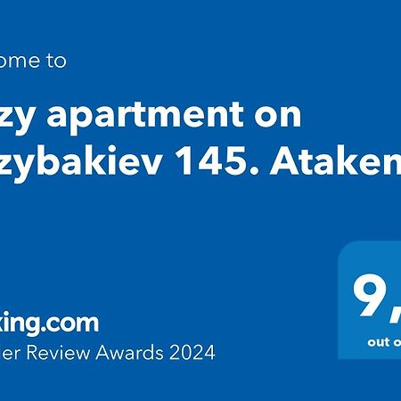 Cozy apartment on Rozybakiev 145. Atakent Alma-Ata Buitenkant foto